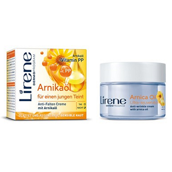 Lirene Essential Oils Arnica Arnica oil intensive smoothing anti-wrinkle cream 50 ml