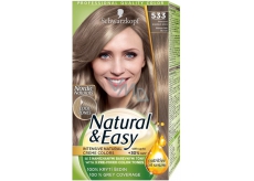 Schwarzkopf Natural & Easy barva na vlasy 533 Intenzivní popelavě plavý