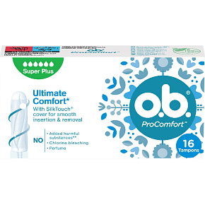 O.B. ProComfort Super Plus tampons, 16 pcs