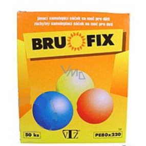 Wesecofix - BruoFix Self-adhesive Urine Collection Bag for Small Children 80 x 220 PE 50 pieces