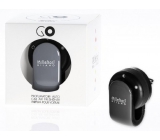 Millefiori Milano Go Sandalo Bergamotto - Sandalwood and Bergamot car fragrance anthracite, smells up to 2 months 54 g