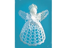 Crocheted angel space 12cm