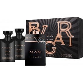 Bvlgari Man In Black Eau de Parfum 60 ml + After Shave Balm 40 ml + Shampoo and Shower Gel 40 ml