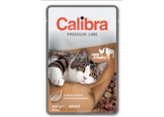 Calibra Premium Lamb and poultry in sauce complete food for adult cats pocket 100 g