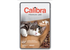 Calibra Premium Lamb and Poultry in Sauce Complete Adult Cat Food Pocket 100 g