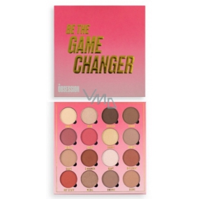 Makeup Obsession palette of 6 playful pigmented matte and shimmering eyeshadows in interesting shades shade Be the Game Changer 20.80 g