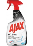 Ajax WC Power Universal cleaner, for cleaning the inside and outside of the toilet, innovative 360-degree head, spray 500 ml