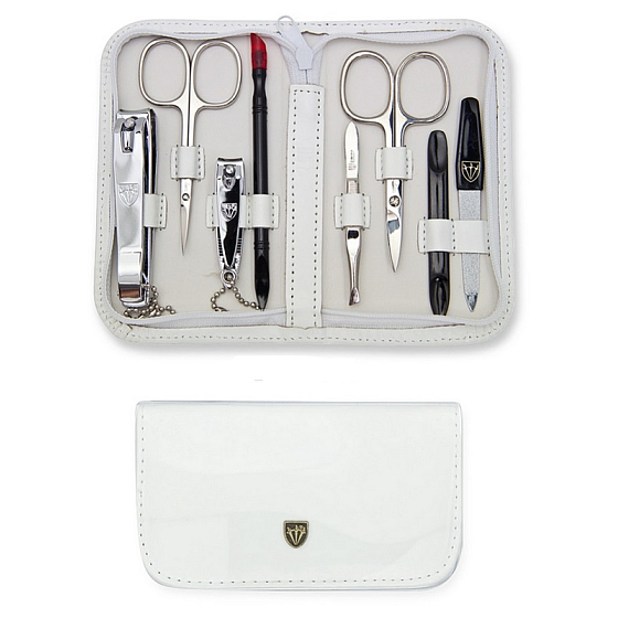 Kellermann 3 Swords luxury manicure 8 pieces Genuine Leather made of genuine leather L52135FN