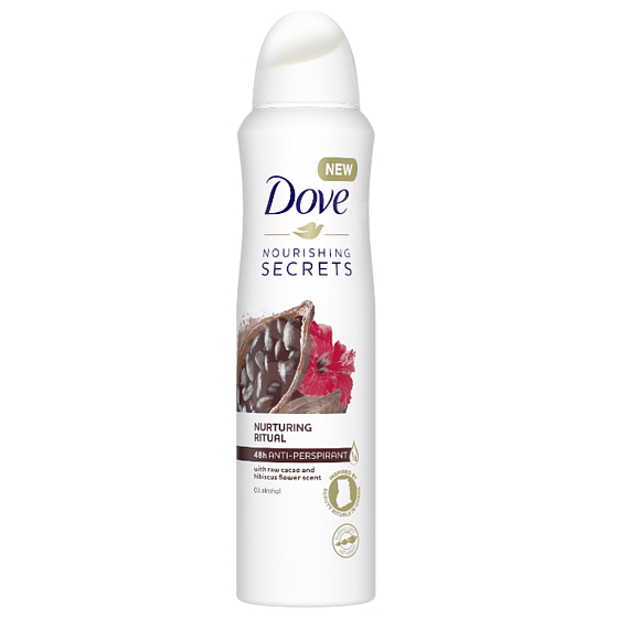 Dove Nourishing Secrets Nourishing African Ritual Cocoa & Hibiscus Antiperspirant Deodorant Spray For Women 150ml