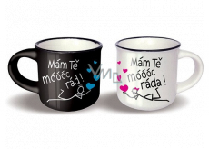 Nekupto Pair of mini cups I love you very much and I love you very much 2 x 100 ml
