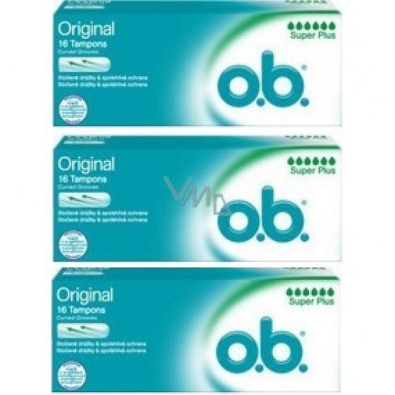 ob Original Super Plus tampons 3 x 16 pieces