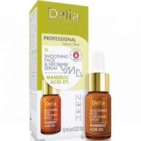 Delia Cosmetics 5% smoothing serum with mandelic acid for face, neck and décolleté 10 ml