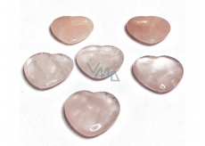 Rosemary Hmatka, healing gemstone in the shape of a heart natural stone 3 cm 1 piece, stone of love