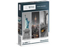 Clementoni Puzzle New York vertikální 3 x 500 dílků, doporučený věk 9+