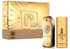 Paco Rabanne 1 Million Parfum parfém 100 ml + deodorant sprej 150 ml, dárková sada pro muže