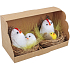 Chicken with chick in the nest 5,5 cm