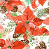 Nekupto Paper napkins 3 layers 33 x 33 cm 20 pieces Christmas star and pine cones