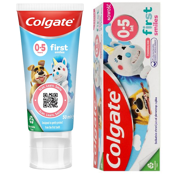 Colgate Kids First smiles 0 - 5 years toothpaste for children 50 ml