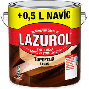 Lazurol Topdecor S1035 thin-layer wood stain T022 rosewood, 2.5 + 0.5 l