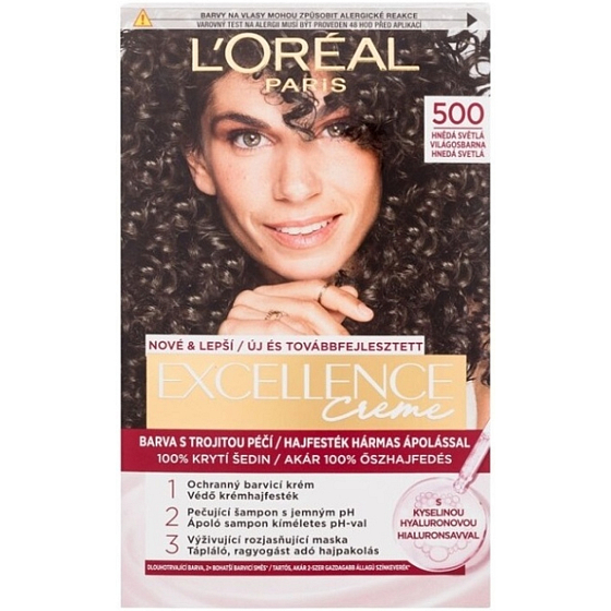 Loreal Paris Excellence Creme Hair Color 500 Light Brown