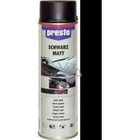 Presto Schwarz Matt quick-drying acrylic varnish black matt 500 ml spray