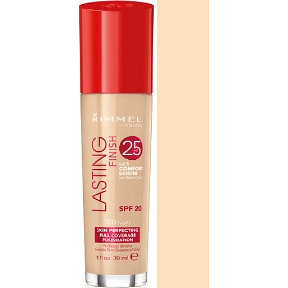 Rimmel London Lasting Finish 25H Foundation 100 Ivory 30 ml