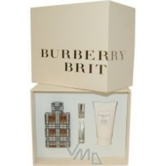 Burberry Brit Eau de Parfum 50 ml + Body Lotion 50 ml + Eau de Parfum 7.5 ml, gift set