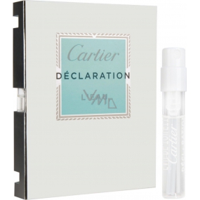 Cartier Declaration L Eau eau de toilette for men 1.5 ml with spray, vial