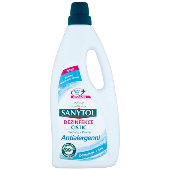 Sanytol Anti-Allergen Disinfectant Cleaner for Floors and Surfaces 1 L
