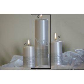 Lima Ribbon candle pearl cylinder 60 x 220 mm 1 piece