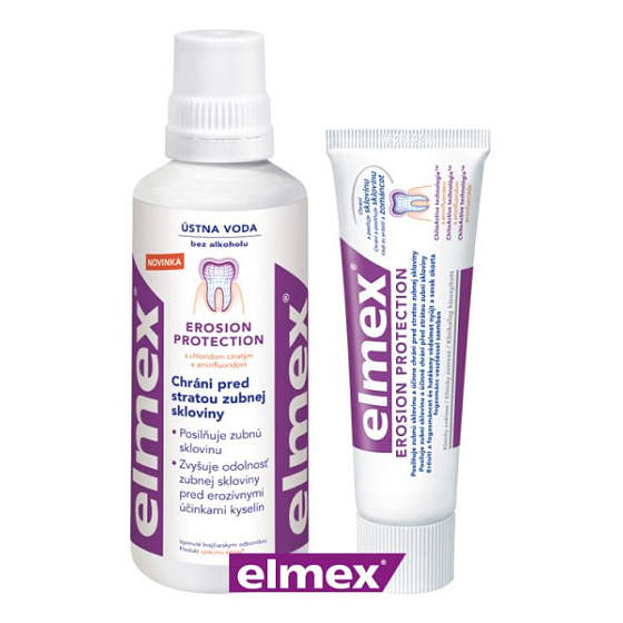 Elmex Erosion Protection Mouthwash 400 ml + Erosion Protection Toothpaste 75 ml