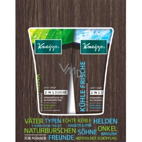 Kneipp Energy strength shower gel 200 ml + Ice freshness shower gel 200 ml, for men cosmetic set