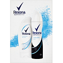 Rexona Freshness & Care shower gel 250 ml + Invisible Aqua antiperspirant deodorant spray for women 150 ml, cosmetic set