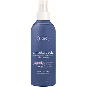Ziaja Acai Berry Facial Toner with Hyaluronic Acid Spray 200 ml