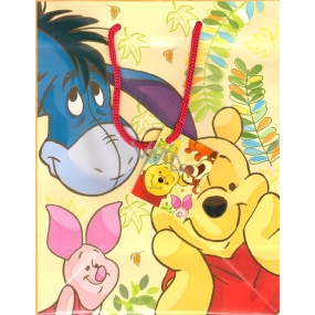 Ditipo Gift paper bag 23 x 9.8 x 17.5 cm Disney Winnie the Pooh, donkey, piggy bank 2903 008