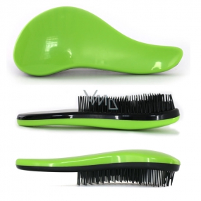 Dtangler Detangling Brush Brush for easy combing of hair 18.5 cm green