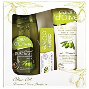 Dalan d Olive shower gel 400 ml + hand and body cream 250 ml + hand cream 75 ml, cosmetic set