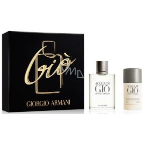 Giorgio Armani Acqua di Gio pour Homme eau de toilette for men 100 ml + deodorant stick 75 g, gift set