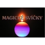 Lima Magic red candle ball 80 mm 1 piece