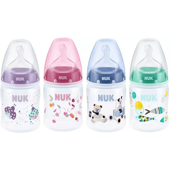 Nuk First Choice Plus silicone drinker 0-6 months plastic bottle 150 ml