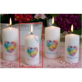 Lima With Dedication Grandmother Candle With Cylinder Cylinder 50 x 100 mm 1 Piece