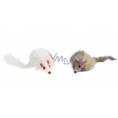 Trixie Furry Mouse Dog Toy 8 cm 2 pieces