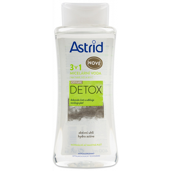 Astrid Citylife Detox 3-in-1 Micellar Water for Normal to Oily Skin 400 ml