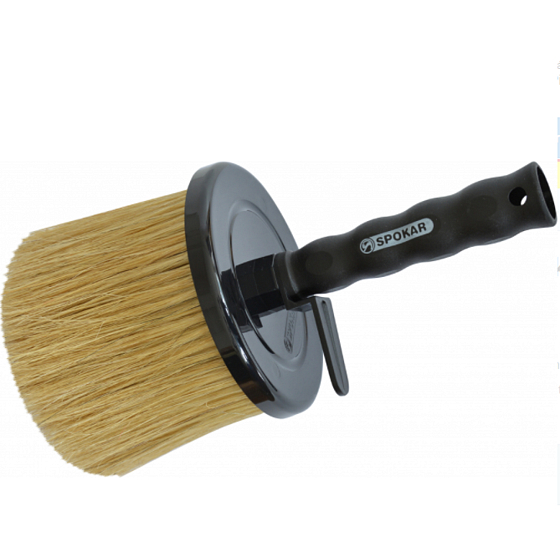 Spokar Round paintbrush, clean bristle, plastic handle,? 132 mm, No. 9