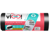 viGo! Waste bags black, 22 µ, 35 litres 48 x 58 cm 15 pieces