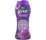 Lenor Amethyst & Floral Bouquet scent of peonies and wild roses fragrant beads for washing machine drum 210 g