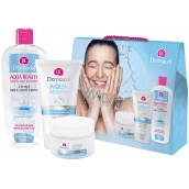 Dermacol Aqua Beauty Moisturizing Cream moisturizing cream 50 ml + Aqua Beauty 3in1 Face Cleaning Gel cleansing gel 150 ml + Aqua Beauty Micellar Lotion micellar water 400 ml, cosmetic set
