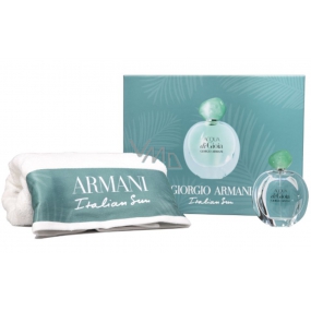 Giorgio Armani Acqua di Gioia Femme Eau de Parfum for Women 100 ml + Italian Sun Towel, gift set