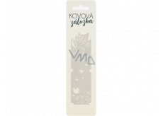 Albi Metal bookmark for the book Flowers 3.3 cm x 12 cm