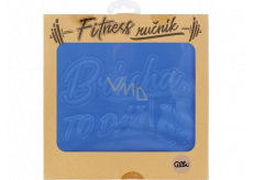 Albi Fitness towel Brother you can do it blue 90 x 50 cm